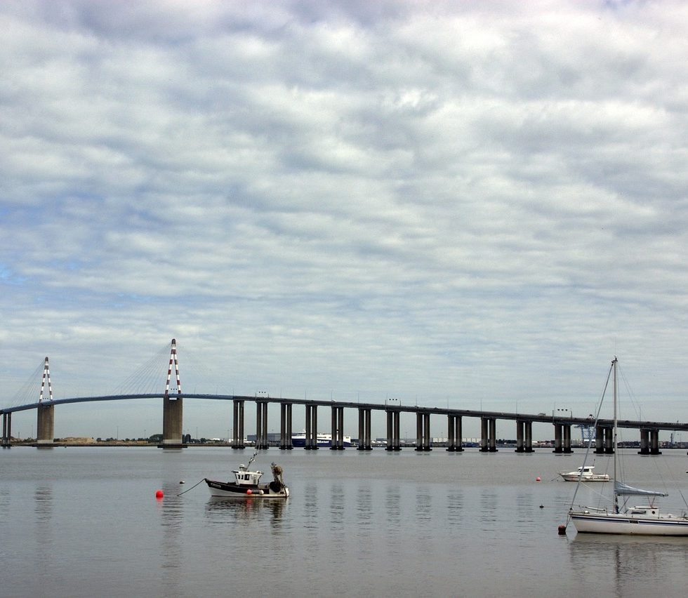 saint nazaire, bridge, sea